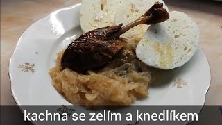 Pečená kachna se zelím a knedlíkem  recept [upl. by Oswald862]