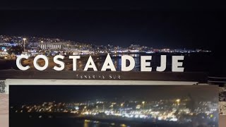 Costa Adeje Tenerife Walk Around Nightlife [upl. by Iot]