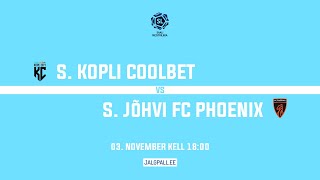 S Kopli City FC  S Jõhvi FC Phoenix Saalijalgpalli meistriliiga 2024 [upl. by Edaw387]