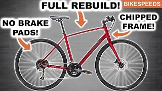 Trek FX3 Rebuild Hybrid Bike Service [upl. by Adlecirg894]