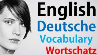 Video50 DeutschEnglisch Wortschatz Übersetzung German English Einstufungstest Englischhilfen [upl. by Annid]