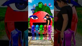 5 different colors alien dance vs 11 pacman 11 Gta 5 bigfoot amp train driver tom [upl. by Aver]