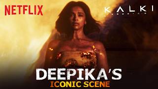 Deepika’s JAWDROPPING Walk Through FIRE 🔥  Kalki 2898 AD  Netflix India [upl. by Llevart]