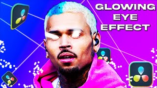 How To Create the GLOWING EYE EFFECT Davinci Resolve Tutorial [upl. by Netsirhk]