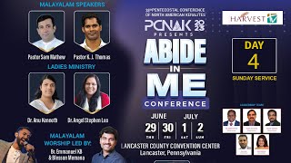 38th PENTECOSTAL CONFERENCE OF NORTH AMERICAN KERALITES  PCNAK 2023  DAY  4  SUNDAY SERVICE [upl. by Punke]