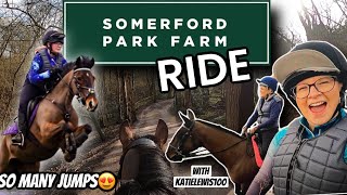 Somerford Park Farm Ride with Katielewis100 [upl. by Eelrebmik99]