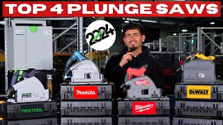 Top 4 Cordless Plunge Saws To Buy In 2024 🔥 [upl. by Sedaiuqlem]