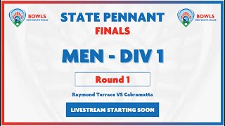 📺 LIVE  State Pennant Finals  Mens Div 1 Round 1 [upl. by Htabazile950]