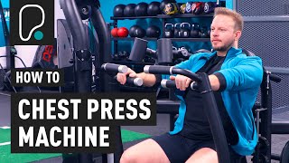 How To Do A Seated Chest Press [upl. by Hillhouse]