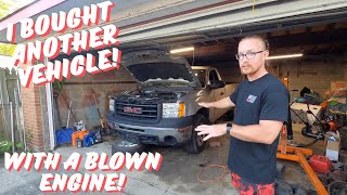 BLOWN ENGINE IN MY NEW GMC SIERRA 1500 [upl. by Narrad]