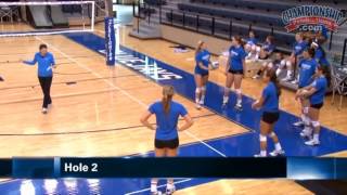 Discover a Fun WarmUp Drill for Volleyball  Volleyball 2015 18 [upl. by Welbie902]