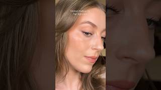 Glowy Natural Blonzer Makeup for Fair Skin ✨ makeup makeuptutorial [upl. by Giacomo76]