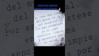 GRACIAS AMADO PADRE DIOS GRACIAS A TI ESTAMOS BIEN Y TENEMOS UN TECHO Y UNA CAMA DONDE DESCANSAR🙏🙏🙏 [upl. by Jorin681]