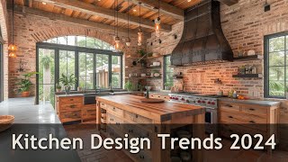 Kitchen Design Trends 2024 [upl. by Ynnek]