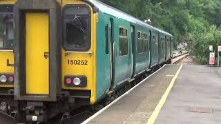 Radyr train station train going to Merthyr Tydfil [upl. by Nylahsoj]