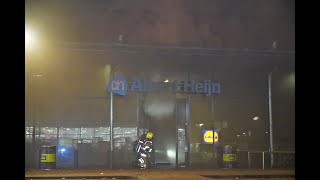 Brand in Albert Heijn Meijhorst [upl. by Aggi743]