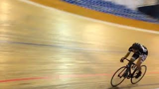 What its like to ride on an indoor velodrome [upl. by Namlak739]