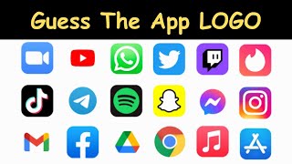 Can You Guess the App Logo  Extreme Fun Quiz [upl. by Muller274]