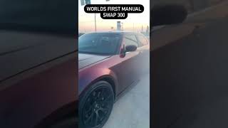 First manual swap 300 srt manual swap 300 chrysler dodge supercharged rollback burnout ￼ [upl. by Elburt]