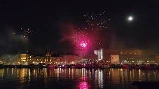 Happy New Year 2023 from Stockholm Sweden 4k 60p [upl. by Oza]