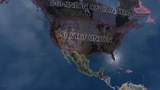 WHAT IF USSR ANNEXED USA IN WW2HOI4 TIMELAPSE [upl. by Noevart]