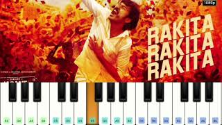 Rakita Rakita Song In Piano  Piano  Rakita Rakita Song  Dhanush  Jagame Thandiram  AR Music [upl. by Hedberg]