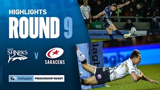 Sale v Saracens  HIGHLIGHTS  2023 Finalists Come To Blows Again  Gallagher Premiership 202324 [upl. by Eirene151]