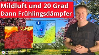 Wärmster Tag des Jahres  dann großer Frühlingsdämpfer [upl. by Ahsenot]