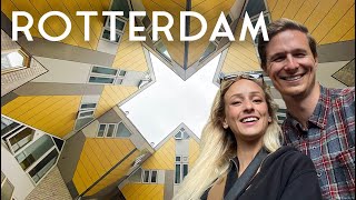 FIRST TIME in ROTTERDAM 🇳🇱 20 things to do  our vlog [upl. by Neerol]