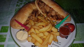 Recette kebab complet  ساندويتش [upl. by Otreblon]