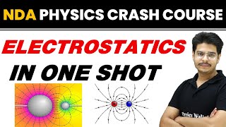 ELECTROSTATICS in One Shot  NDA Physics Crash Course [upl. by Belda]