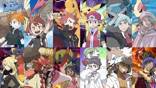 All Pokemon Champion Themes 19962019 [upl. by Shoifet]