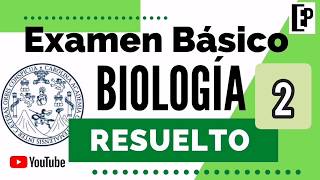 ¡RESUELTO   Examen Básico Biología [upl. by Chester]