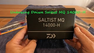 Unboxing Daiwa Saltist MQ 14000 H Reel [upl. by Barbabas]