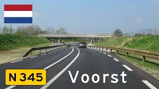 N345 rondweg Voorst NL [upl. by Hafeenah879]