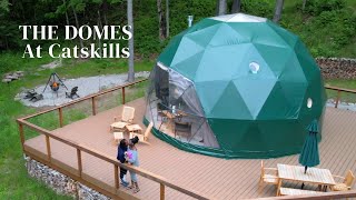 Welcome to our LUXURY Dome  Geodesic Dome Tour [upl. by Cutlip]