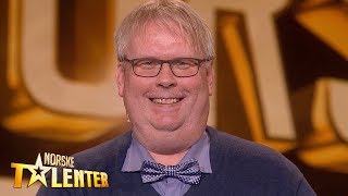 ARNE SJARMERER DOMMERNE MED DIKT OG POESI  NORSKE TALENTER 2019 [upl. by Natika]