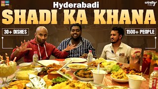 Hyderabadi Muslim Shadi ka Khana  Wirally Food  Tamada Media [upl. by Reinald]