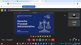 Clase Derecho Procesal Administrativo 170924 [upl. by Nohtiek]