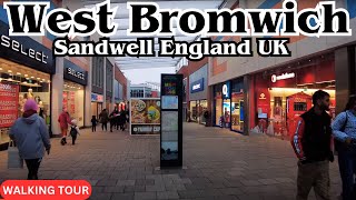 West Bromwich Town Centre Sandwell West Midlands UK Walking Tour [upl. by Floria]