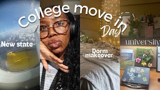 College move in day  dorm tour new state ect [upl. by Eimaral]