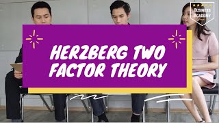 HERZBERG TWO FACTOR THEORY MODEL [upl. by Akiv]