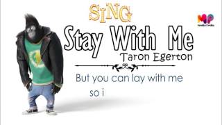 READ DESCRIPTION Lyrics Taron Egerton  Stay With Me  Stay With Me By Taron Egerton [upl. by Rawdin427]