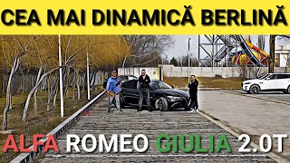 Cea mai DINAMICĂ berlină  ALFA GIULIA 20 turbo [upl. by Llerud]