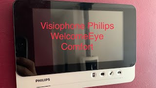 Visiophone Philips WelcomeEye Comfort  explications branchement et test [upl. by Welton800]