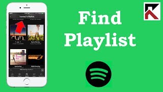 How To Find A Playlist Spotify iPhone [upl. by Combes709]