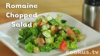 How to Make Romaine Chop Salad [upl. by Ardnuasac]