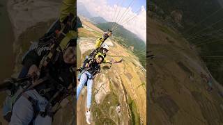 paraglidinginpokhara ladypilot travel mountains paraglider fypシ゚viral adventure [upl. by Torre]