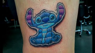 Stitching Stitch  Tattoo time lapse [upl. by Giraldo]