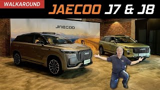 JAECOO J7 amp JAECOO J8 Walkaround Preview  Another Luxury OffRoad SUV from China by Chery [upl. by Nollat579]